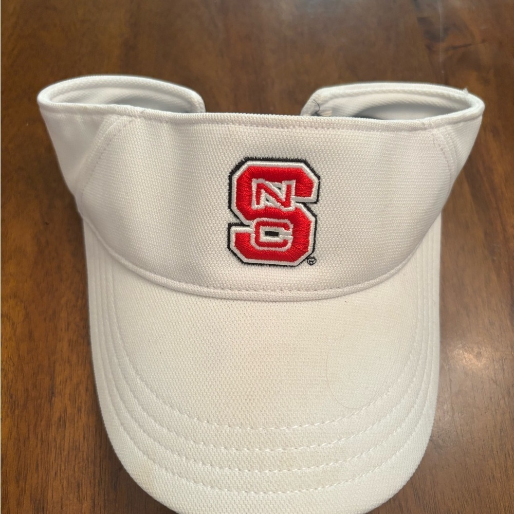 NC State Wolfpack Under Armour Visor | White Adjustable Hat | OSFA